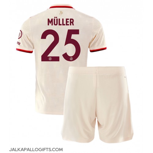 Bayern Munich Thomas Muller #25 Kolmas Peliasu Lasten 2024-25 Lyhythihainen (+ Lyhyet housut)